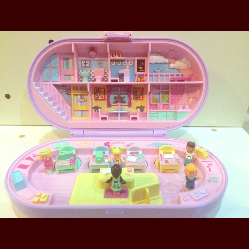 Vintage 1992 Polly Pocket Stampin’ School